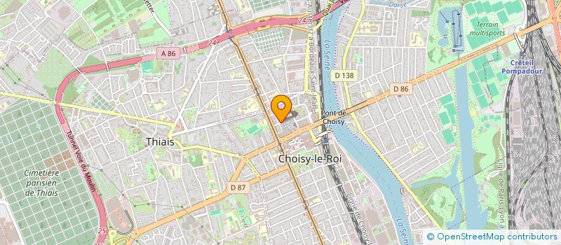 localisation de l'entreprise ATS-TRANSIT à CHOISY-LE-ROI