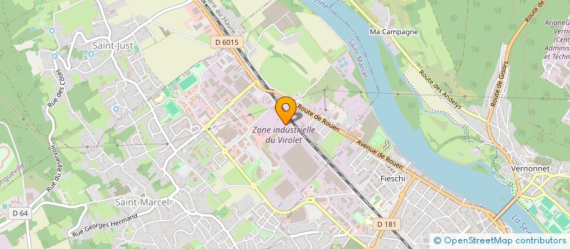 localisation de l'entreprise ATSA à SAINT-MARCEL