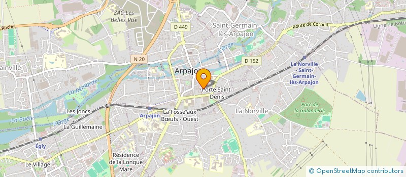 localisation de l'entreprise ATSAIN AVOCAT  ARPAJON
