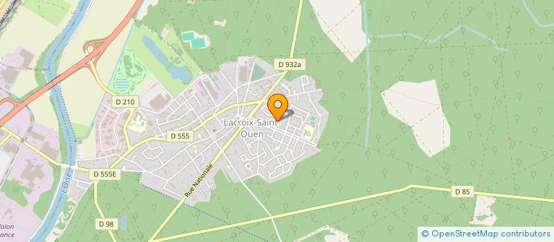 localisation de l'entreprise ATSAM MONTAGE  LACROIX-SAINT-OUEN