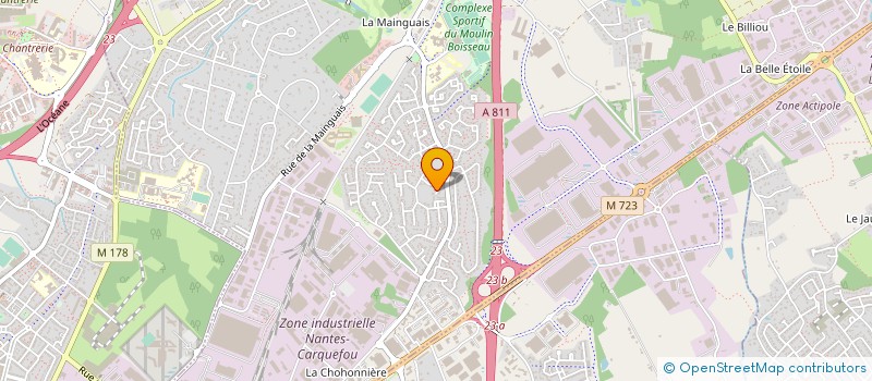 localisation de l'entreprise ATSC à THOUARE-SUR-LOIRE