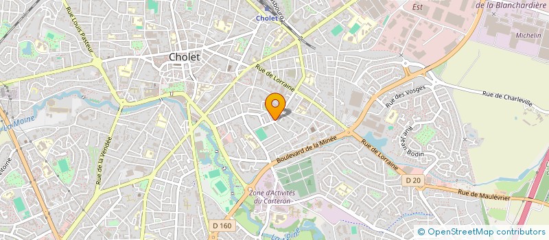 localisation de l'entreprise ATSC à CHOLET
