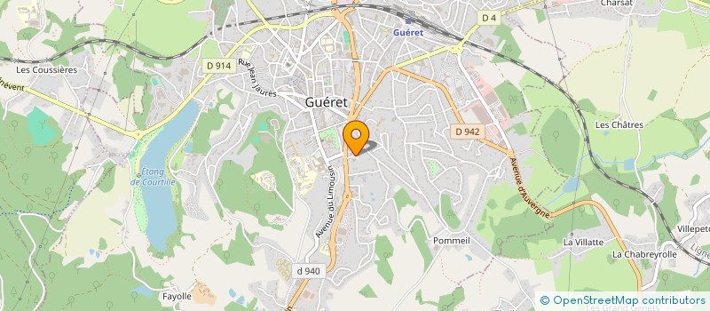 localisation de l'entreprise ATSCAF à GUERET
