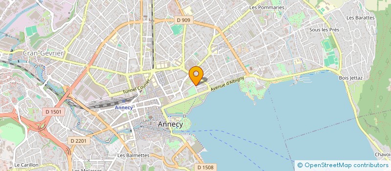localisation de l'entreprise ATSCAF DES SAVOIE à ANNECY