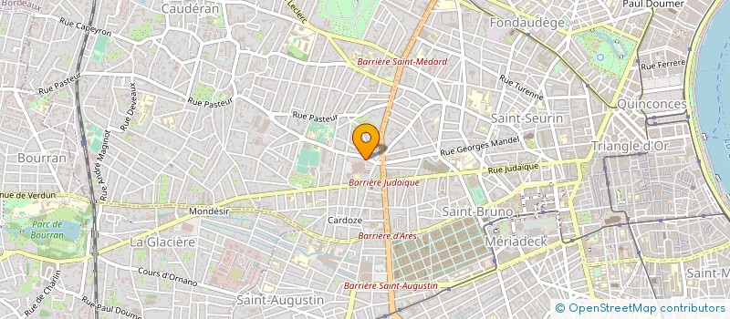 localisation de l'entreprise ATSCAF GIRONDE à BORDEAUX