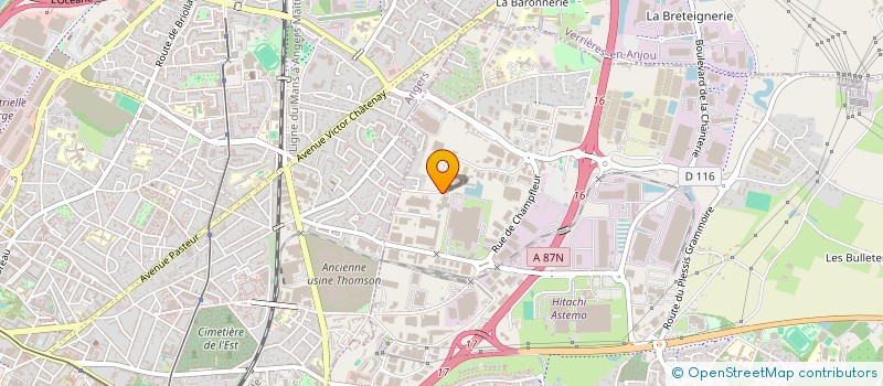 localisation de l'entreprise ATSI  SAINT-BARTHELEMY-D'ANJOU