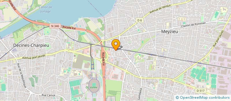 localisation de l'entreprise ATSI-IMMO  MEYZIEU