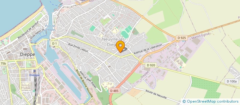 localisation de l'entreprise ATSIKA à DIEPPE