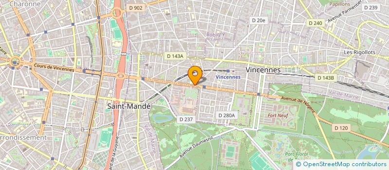 localisation de l'entreprise ATSLAHA à VINCENNES