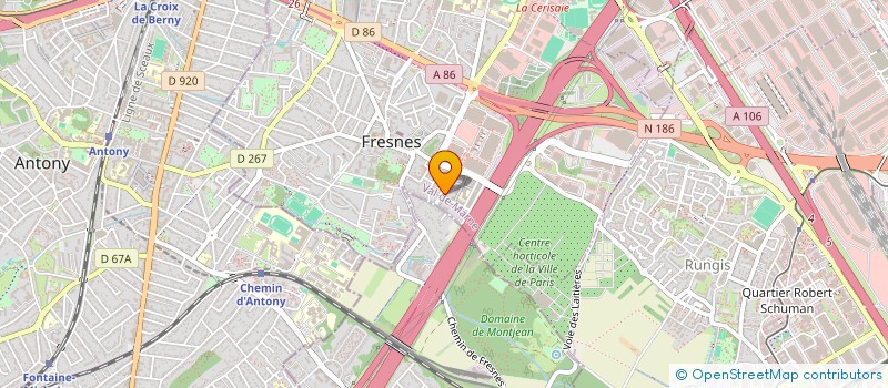 localisation de l'entreprise ATSM DATA VISION  FRESNES