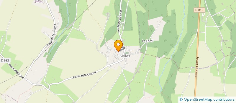 localisation de l'entreprise ATSP-MARTEL à SELLES