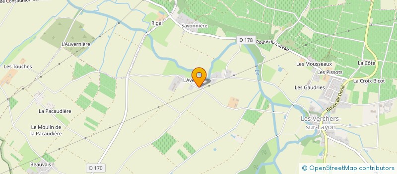 localisation de l'entreprise ATSPORT.COM  DOUE-EN-ANJOU