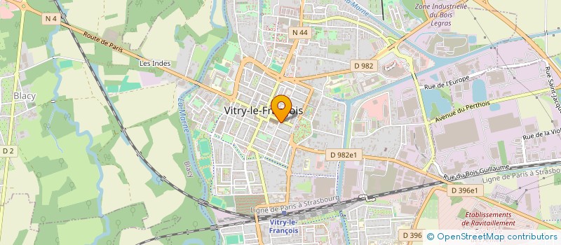 localisation de l'entreprise ATSR à VITRY-LE-FRANCOIS