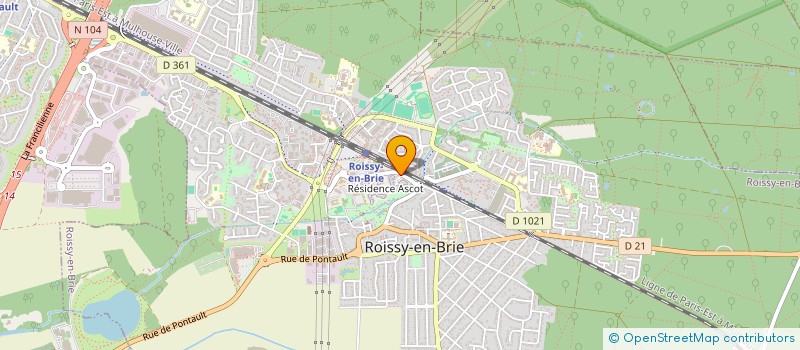 localisation de l'entreprise ATSR  ROISSY-EN-BRIE