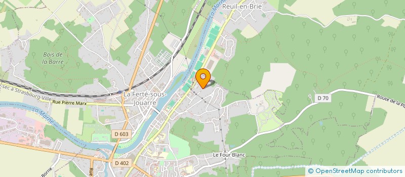 localisation de l'entreprise ATST  REUIL-EN-BRIE