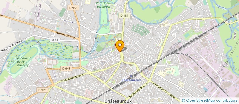 localisation de l'entreprise ATSU 36 à CHATEAUROUX