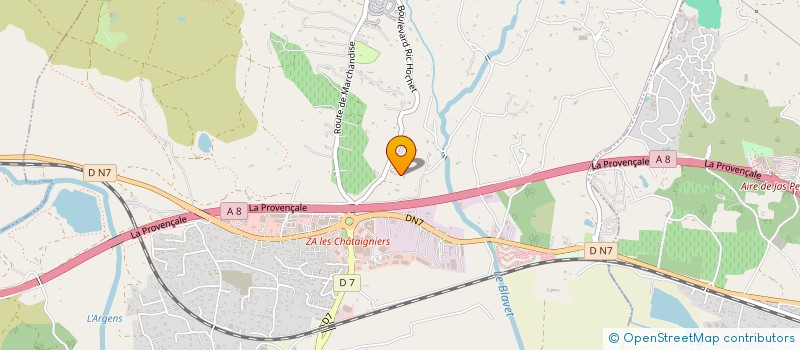 localisation de l'entreprise ATSUD LOISIRS à ROQUEBRUNE-SUR-ARGENS