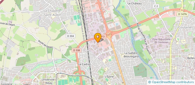 localisation de l'entreprise ATSUGAMI  LE MANS