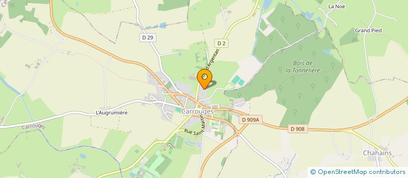 localisation de l'entreprise ATSV à CARROUGES