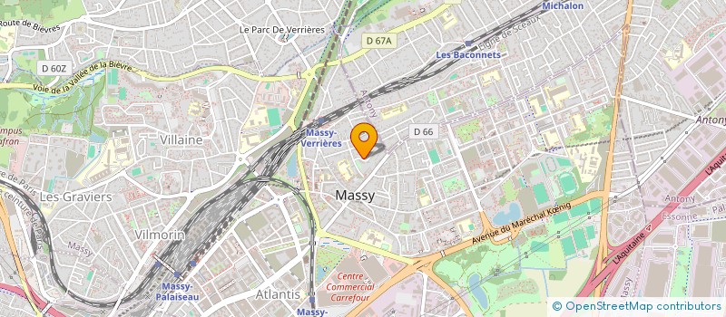 localisation de l'entreprise ATSV à MASSY