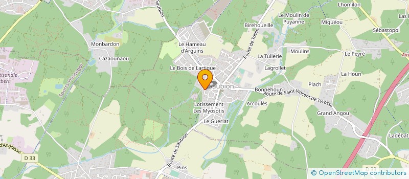 localisation de l'entreprise ATT 40 64  SEIGNOSSE