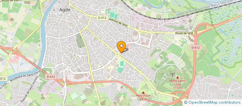 localisation de l'entreprise ATT  AGDE