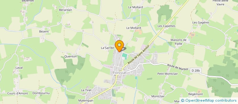 localisation de l'entreprise ATT à FOISSIAT