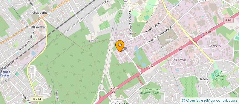 localisation de l'entreprise ATT FRANCE à CANEJAN