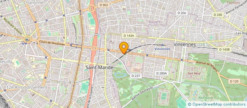 localisation de l'entreprise ATT HOLDING à SAINT-MANDE