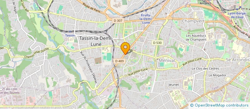 localisation de l'entreprise ATTA à TASSIN-LA-DEMI-LUNE