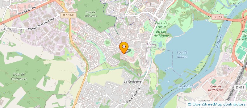 localisation de l'entreprise ATTA à ANGERS