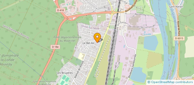 localisation de l'entreprise ATTA EL ROI (QUE SIGNIFIE LE DIEU QUI ME VOIT) à OISSEL