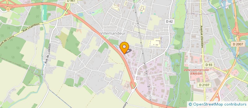 localisation de l'entreprise ATTA SECURITE à VILLEMANDEUR