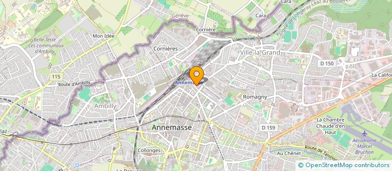 localisation de l'entreprise ATTAC 74 GENEVOIS (ASSOCIATION POUR UNE TAXATION DES TRANSACTIONS FINANCIERES POUR L'AIDE AUX CITOYENS) à ANNEMASSE