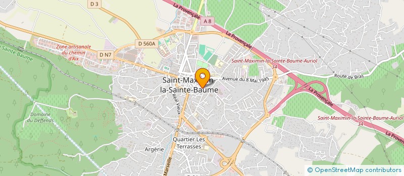localisation de l'entreprise ATTAC COMITE NORD OUEST VAR à SAINT-MAXIMIN-LA-SAINTE-BAUME