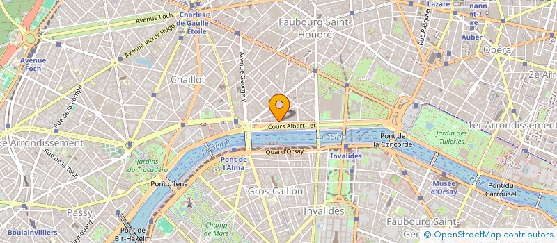 localisation de l'entreprise ATTACHE DE L'AIR AMBASSADE BRESIL à PARIS 08