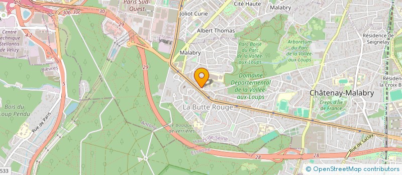 localisation de l'entreprise ATTACHEMENTS 2000  CHATENAY-MALABRY
