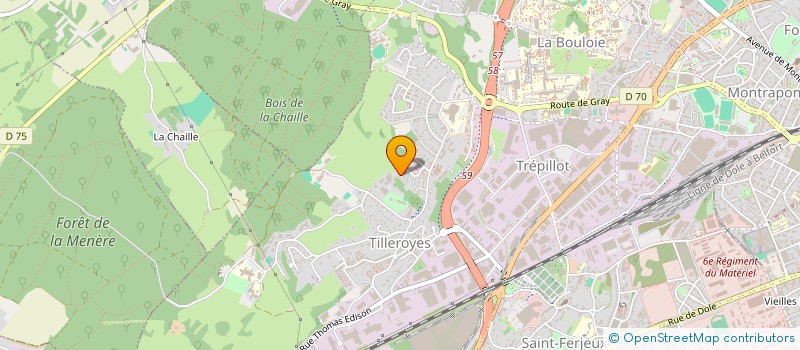 localisation de l'entreprise ATTADAMONE SANS FRONTIERES à BESANCON