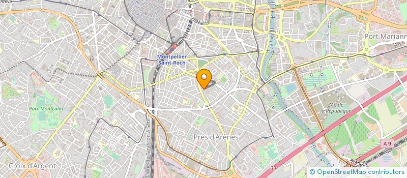 localisation de l'entreprise ATTAKUS à MONTPELLIER