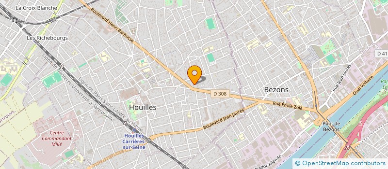 localisation de l'entreprise ATTAL GROUPE  HOUILLES