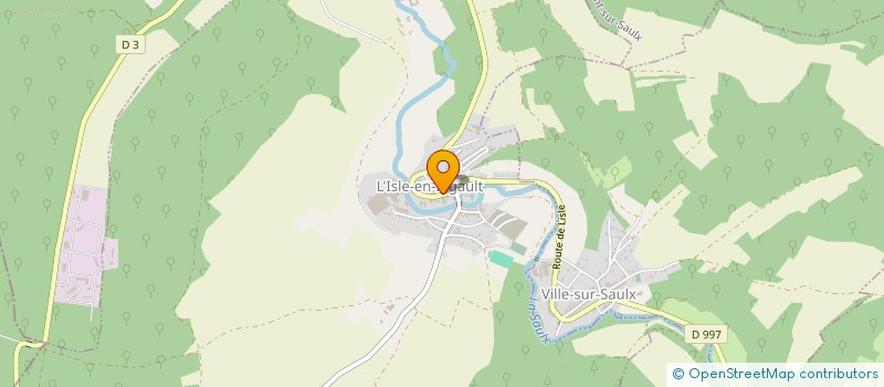 localisation de l'entreprise ATTALEA à L'ISLE-EN-RIGAULT
