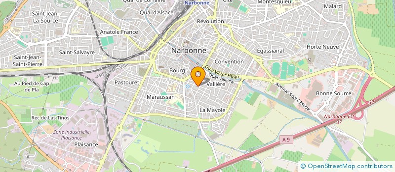 localisation de l'entreprise ATTALIE  NARBONNE