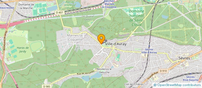 localisation de l'entreprise ATTANE PATRIMOINE à VILLE-D'AVRAY