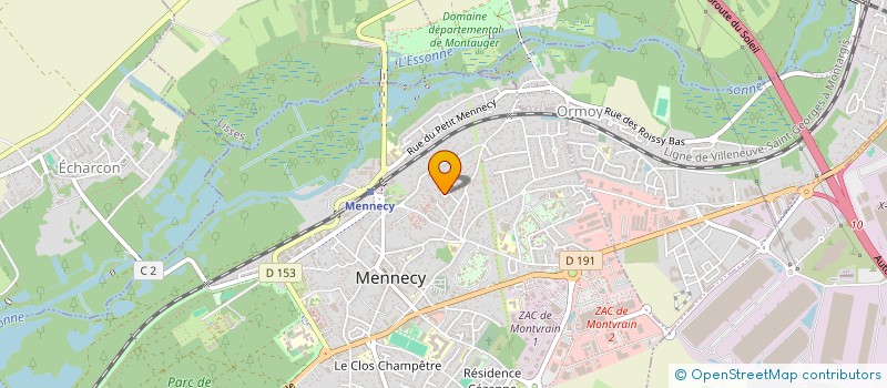 localisation de l'entreprise ATTAQUE CREATIVE (AC) à MENNECY