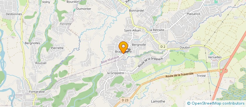 localisation de l'entreprise ATTAQUE PARADE RIPOSTE  BAIE-MAHAULT