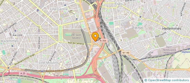 localisation de l'entreprise ATTAR EXPRESS à LILLE