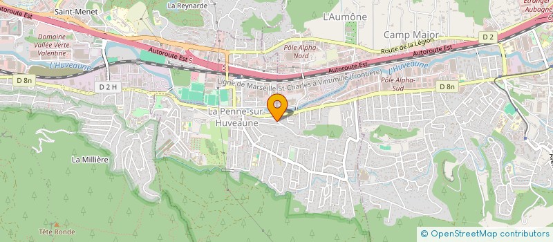 localisation de l'entreprise ATTARD FAMILY  LA PENNE-SUR-HUVEAUNE