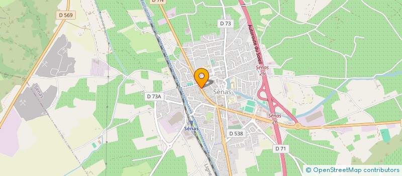 localisation de l'entreprise ATTARD MENUISERIE  SENAS