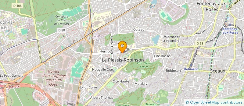 localisation de l'entreprise ATTARD MULTIMEDIA  LE PLESSIS-ROBINSON