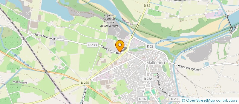 localisation de l'entreprise ATTARD VERANDA ET PERGOLA  MALLEMORT